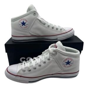 Converse All Star High Street White Canvas Mid Shoes